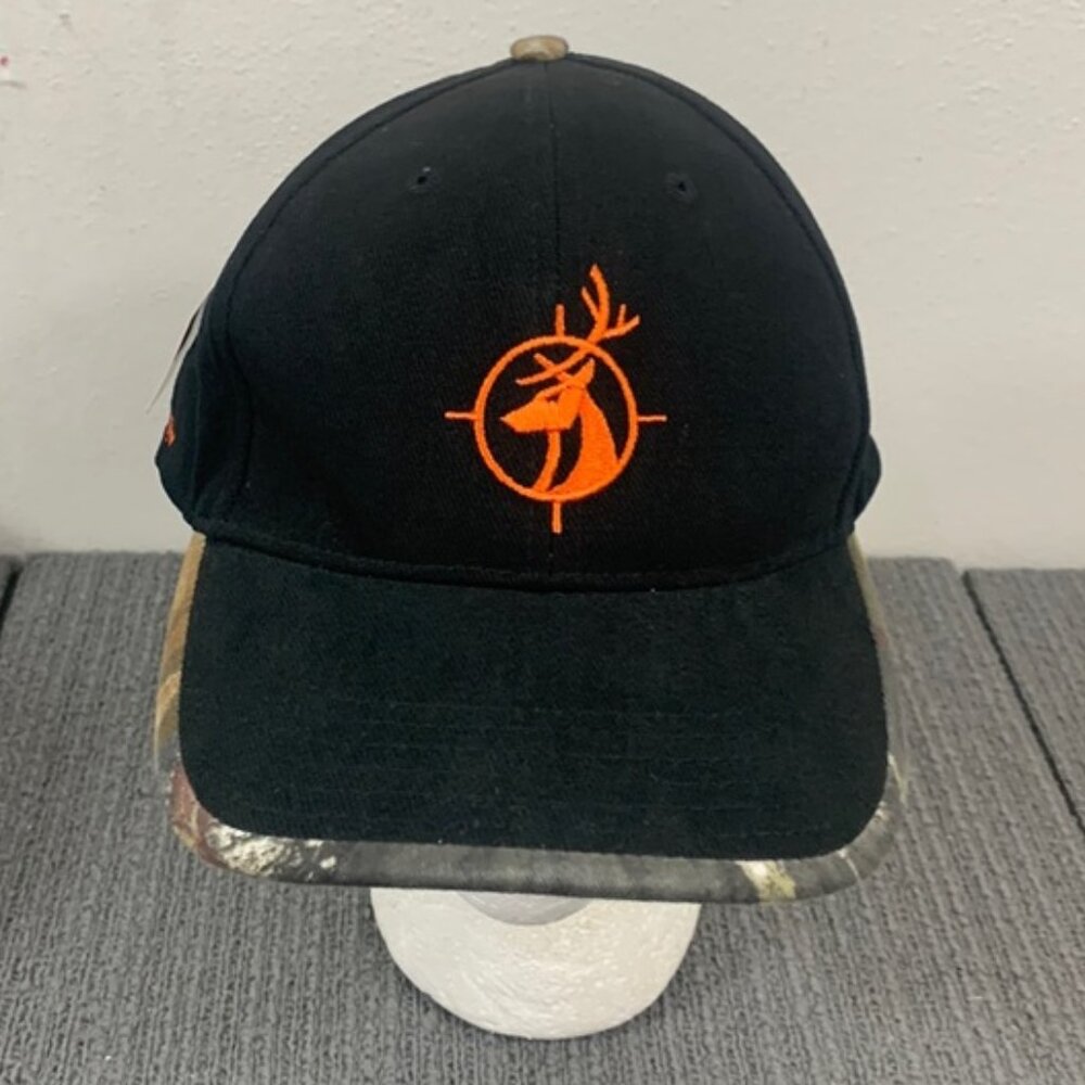 Fatal Attraction Baseball Hat Mens OSFA Black Mossy Oak Breakup Camo Deer Kati
